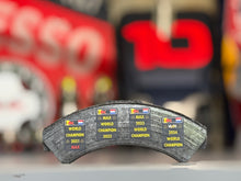 Load image into Gallery viewer, Grand Prix used Formula One Brake pad Red Bull Racing - Max Verstappen - FIA Formula One Drivers' World Champion F1-247