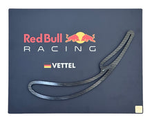 Load image into Gallery viewer, Formula One mounted carbon rear wing profile Red Bull Racing RB6 - Seb Vettel - FIA Formula One Drivers' World Champion F1-247 Wing Profile
