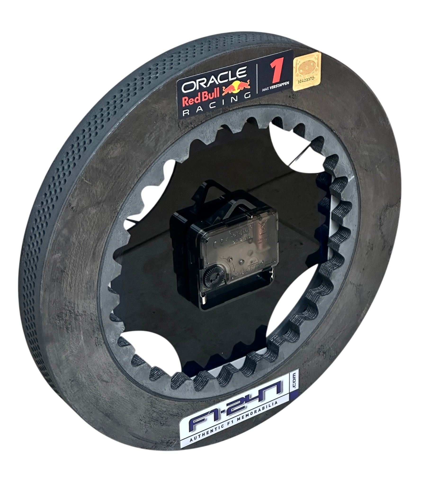 Race used brake disc clock Max Verstappen Formula One World