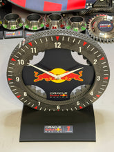 Load image into Gallery viewer, Grand Prix used brake disc clock Max Verstappen Formula One World Champions Red Bull Racing F1-247 ORB
