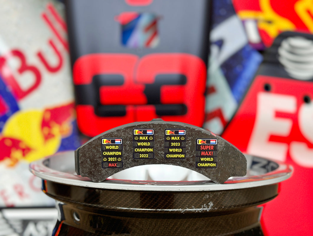 3096 Formula One Brake pad Red Bull Racing - Max Verstappen - FIA Formula One Drivers' World Champion F1-247